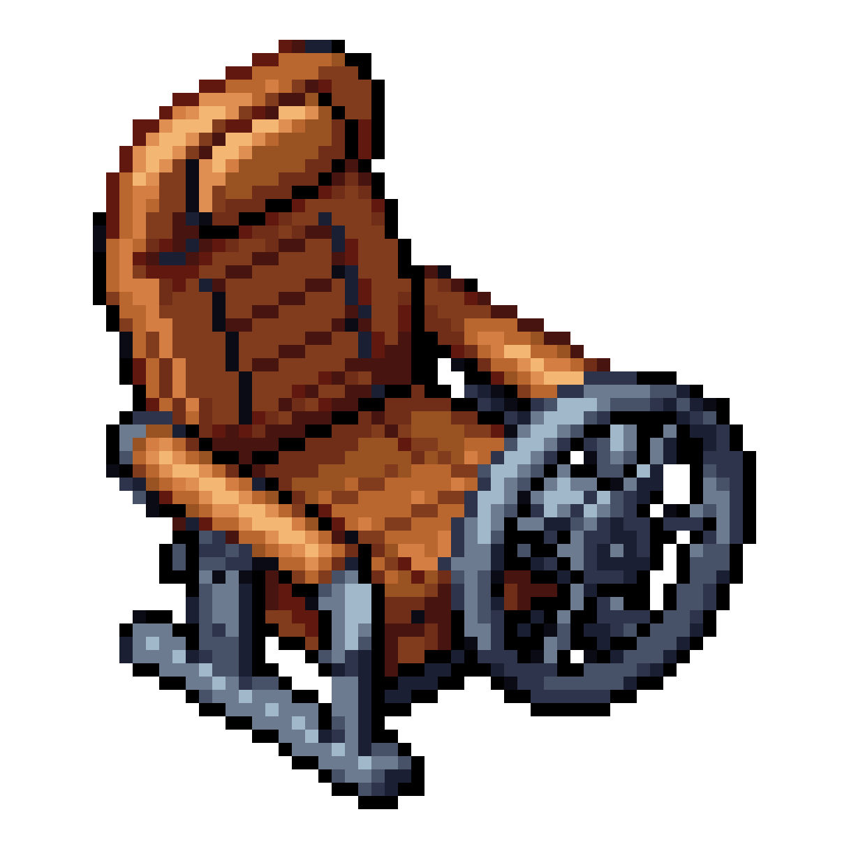chair with steering wheel for spaceship pixel art