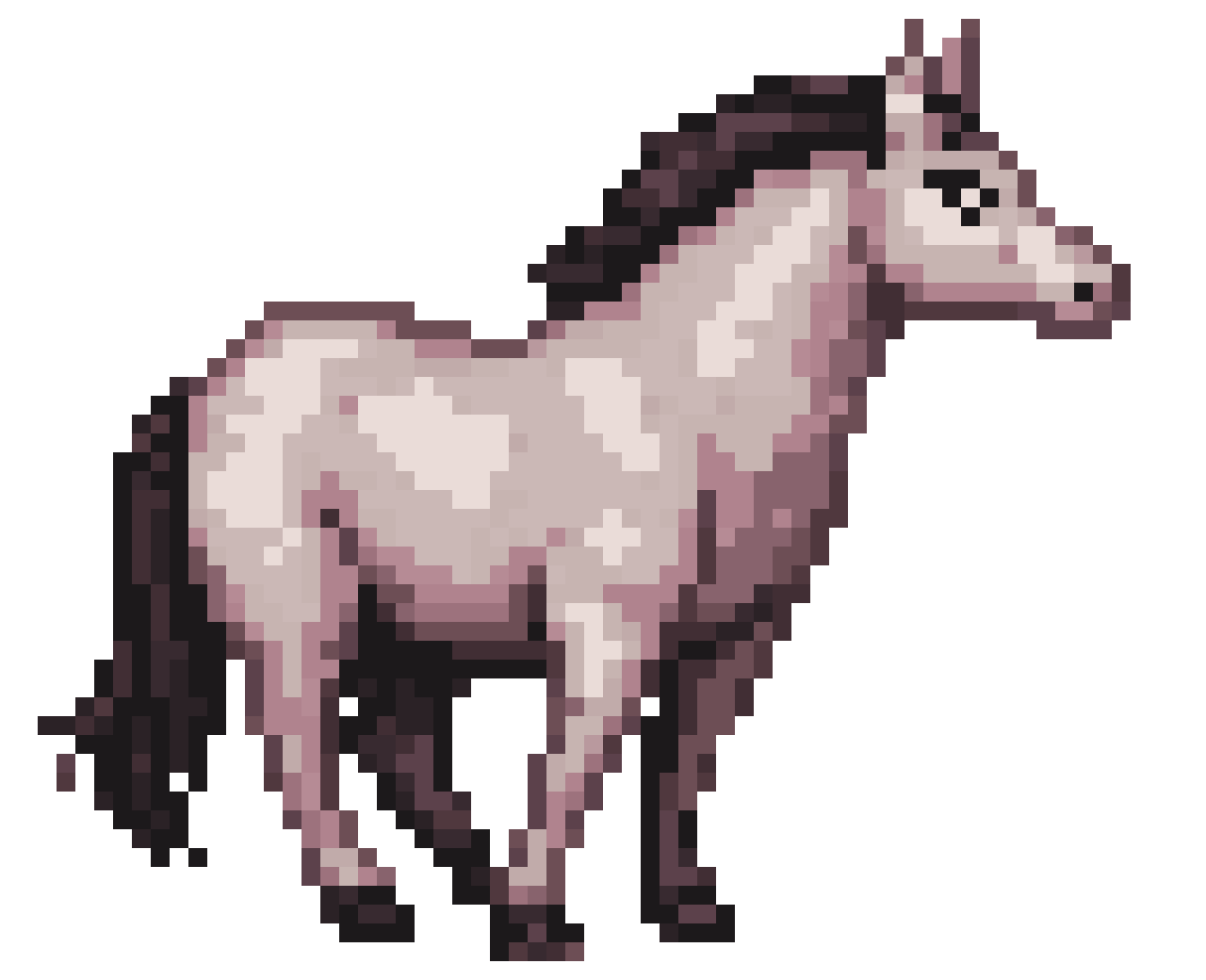 Ordinary man in shirt and pants pixel art