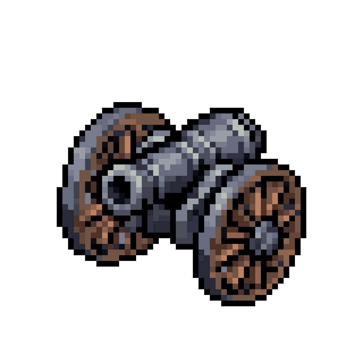 Top Down Broadside Cannon pixel art