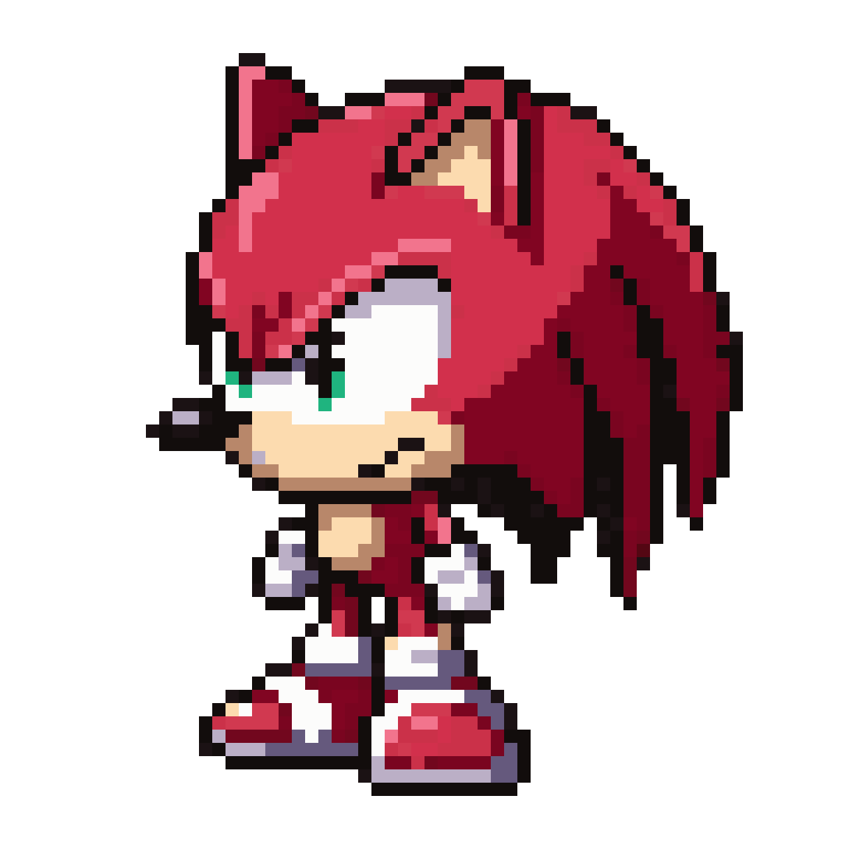 Sonic 3 & Knuckles Cartridge pixel art