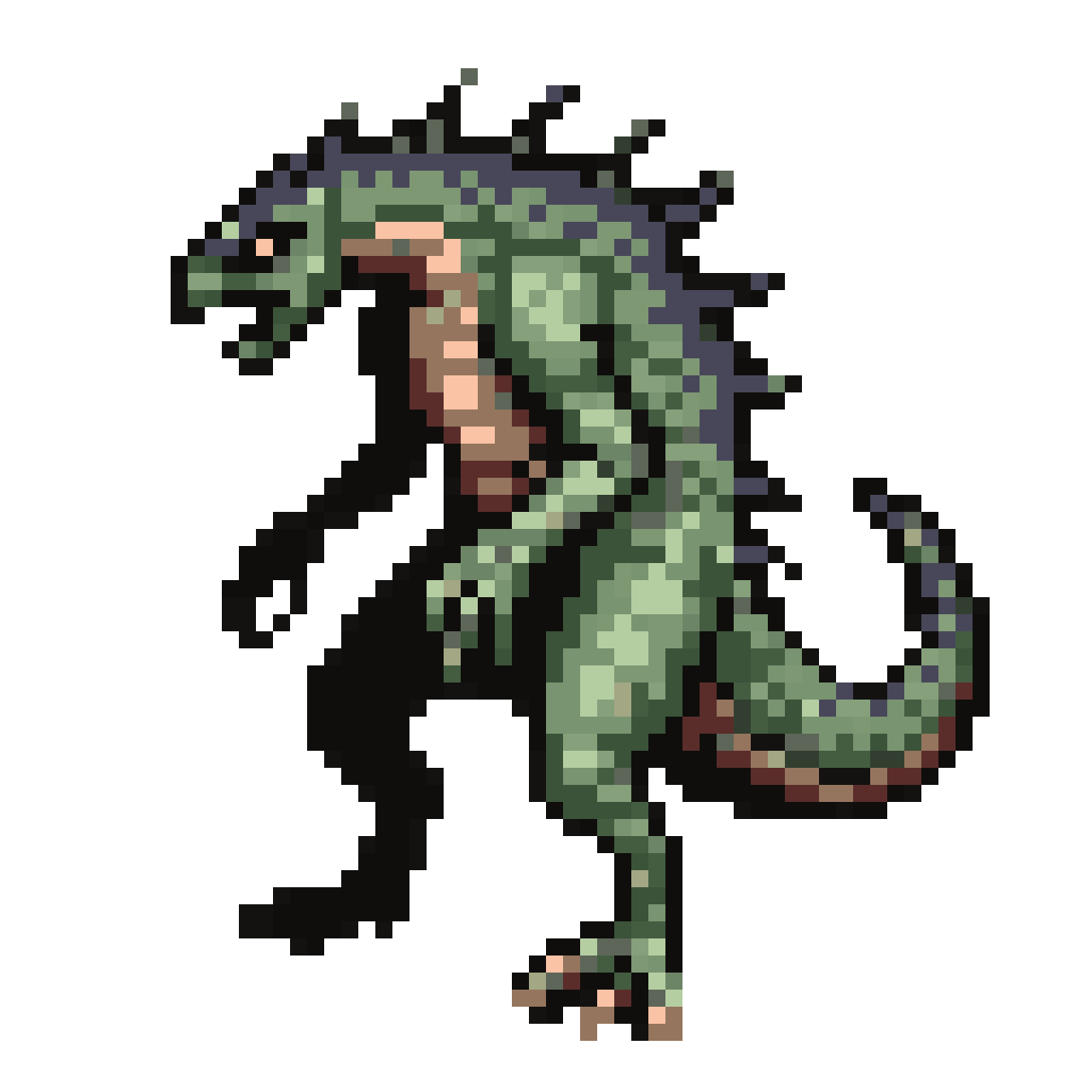Air Monster from Elementary School pixel art