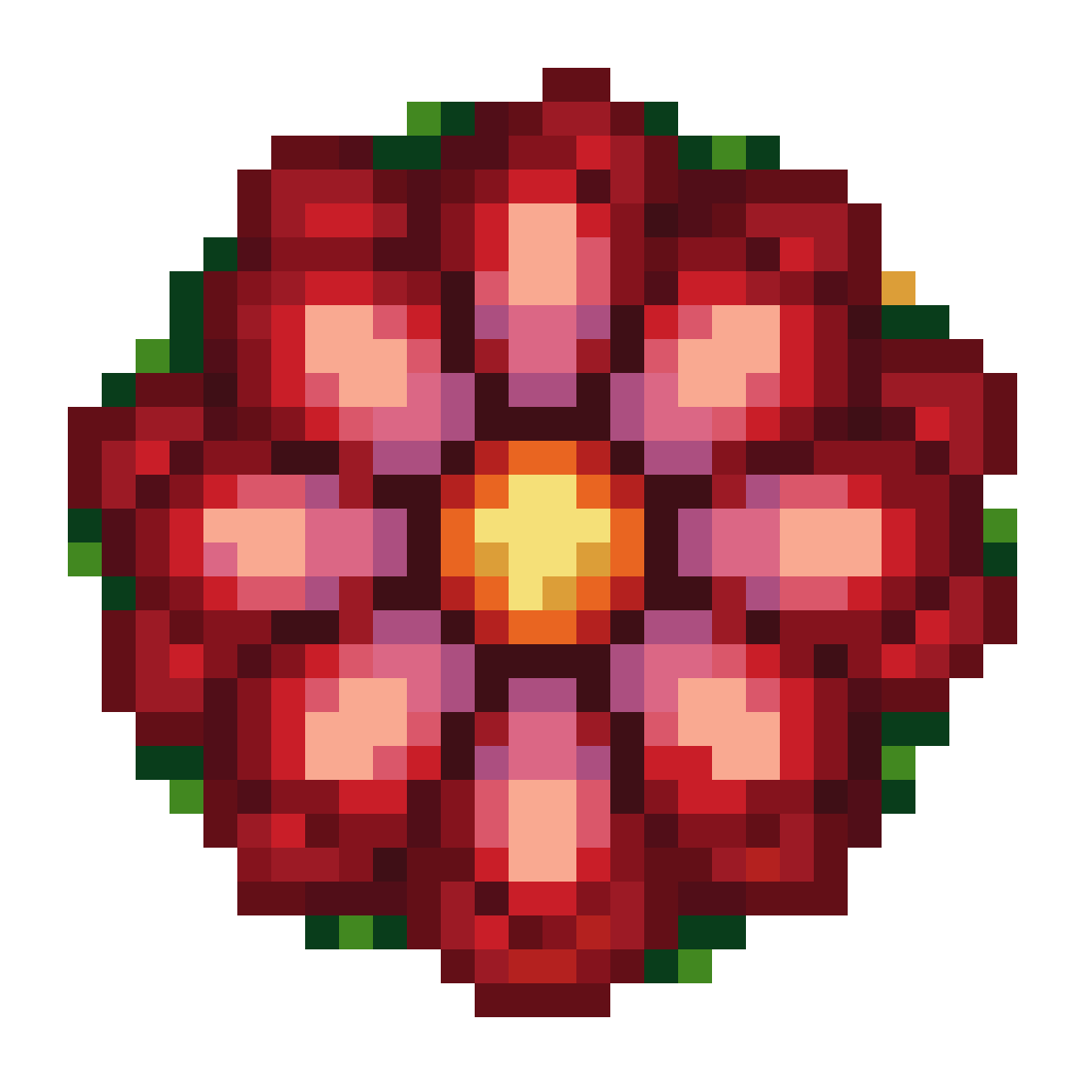 flower-like prop pixel art