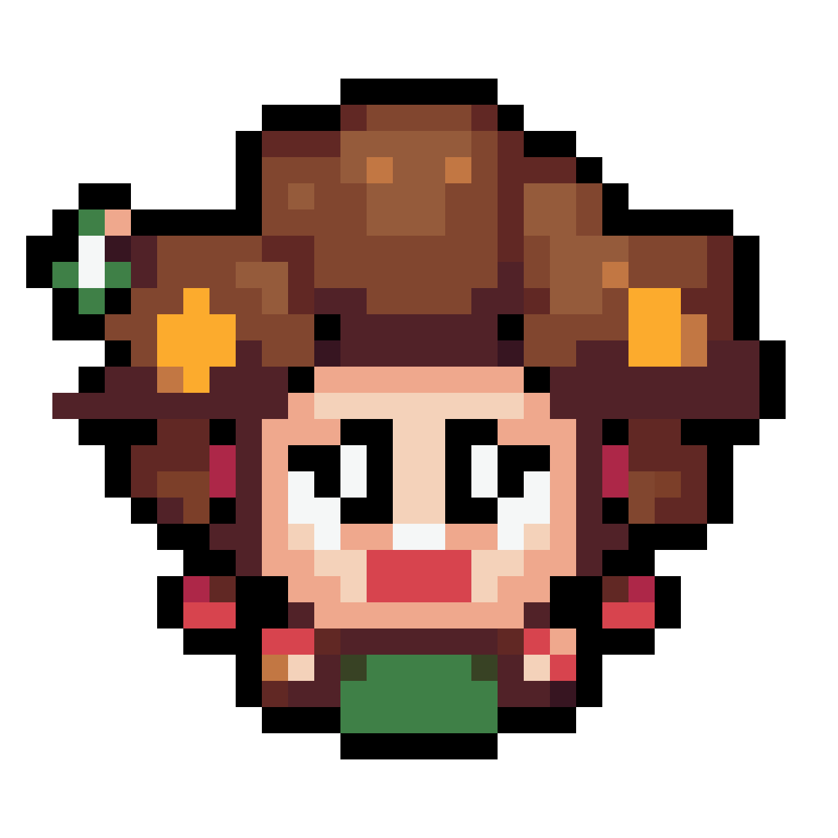 oval shape pixel art