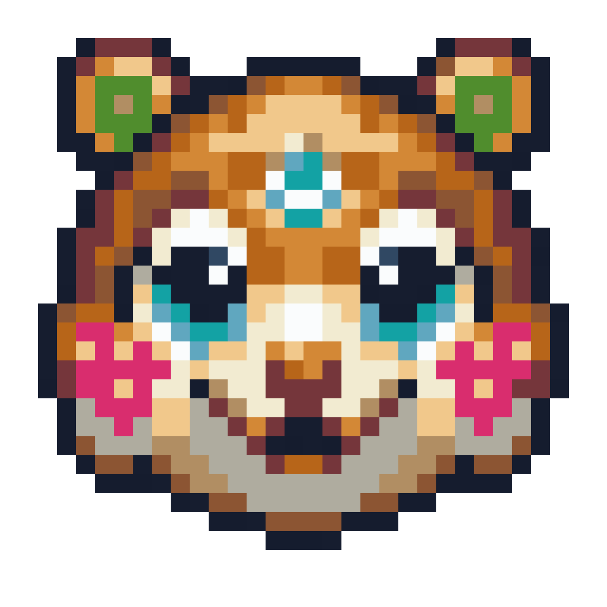 oval shape pixel art