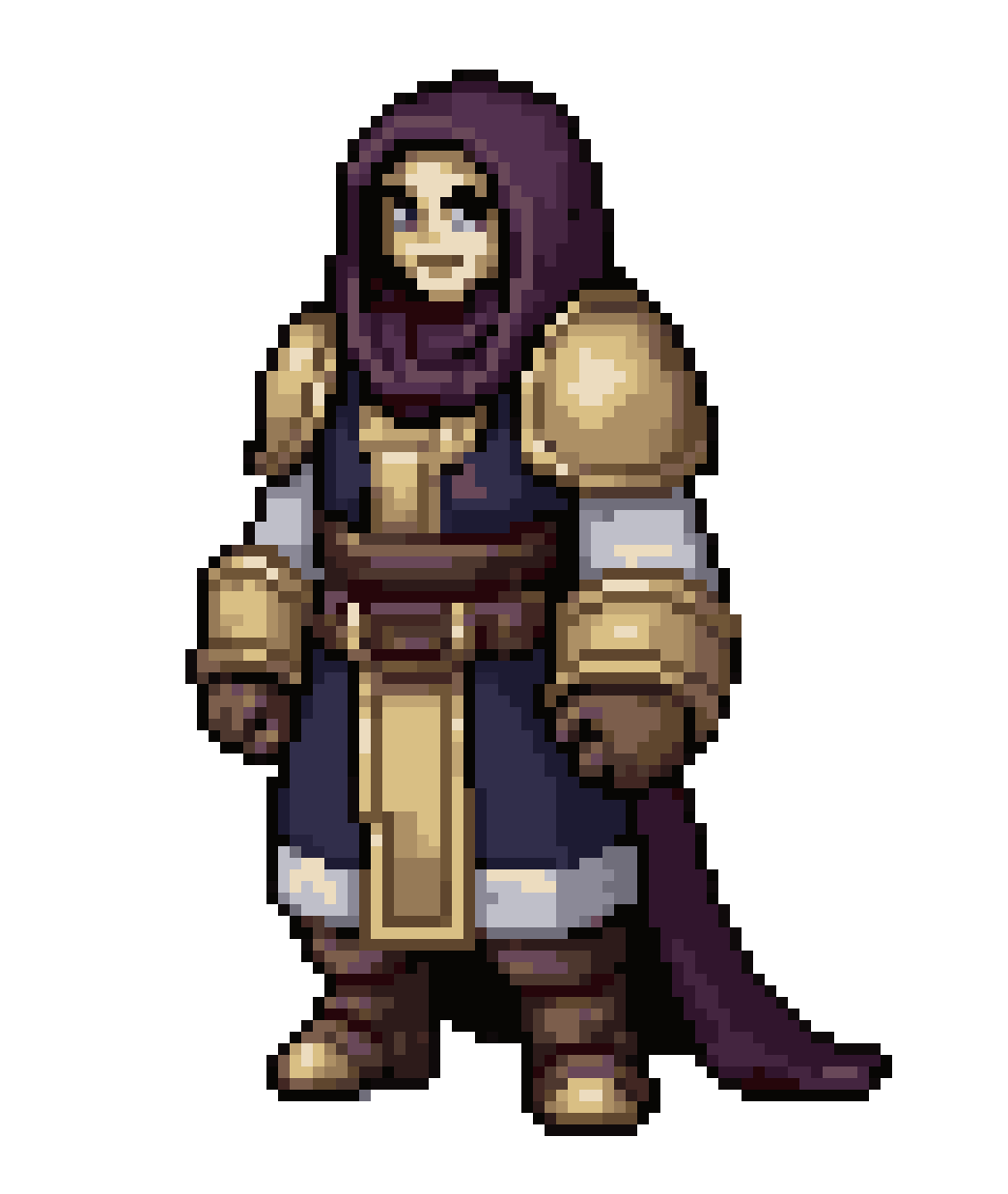 themed NPC in Ragnarok style pixel art