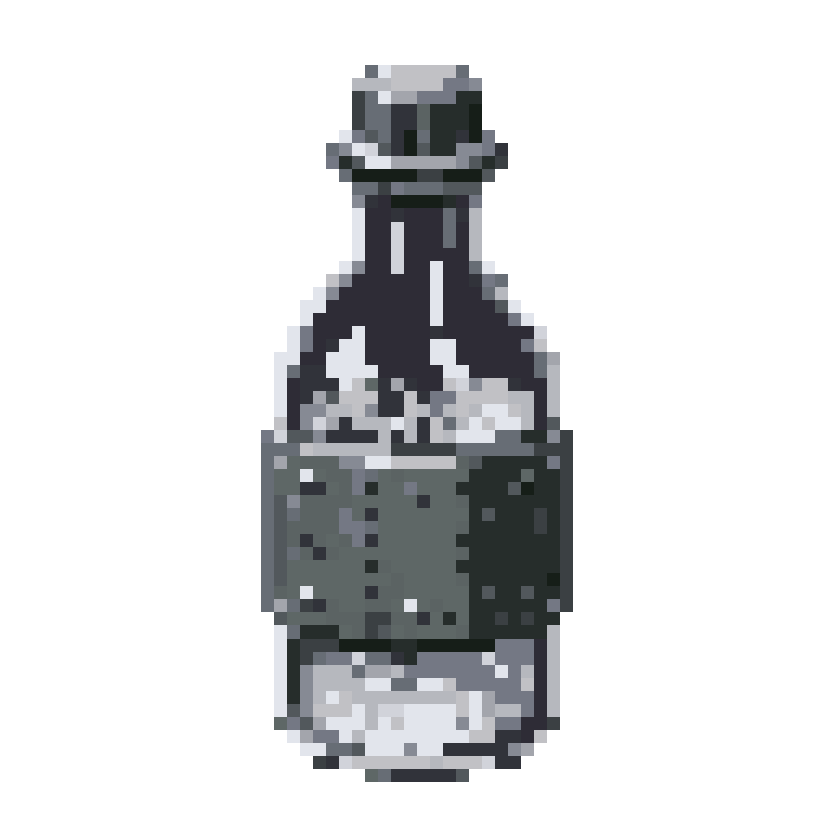 Iron Nerve Tonic Bottle pixel art