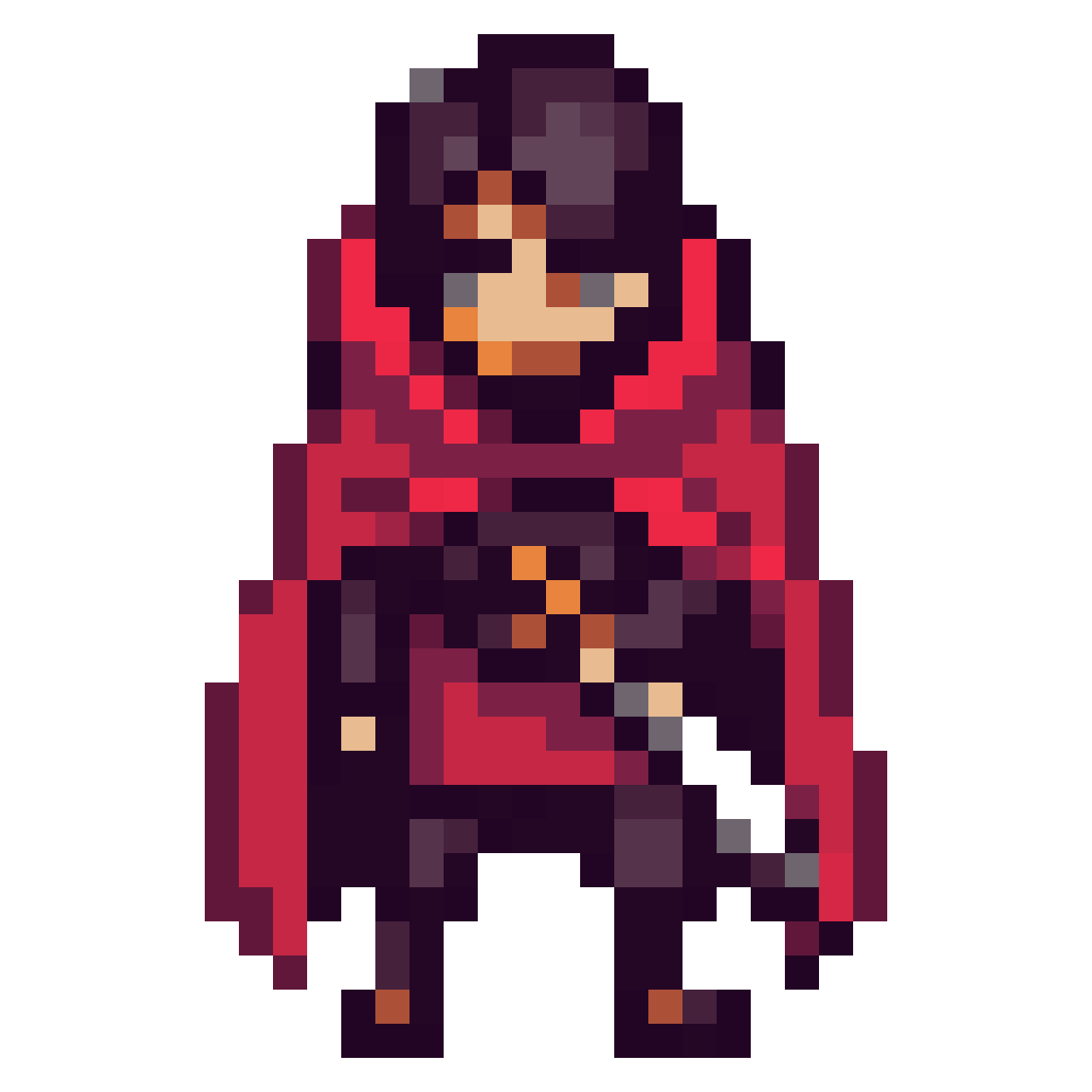Tired Lone Adventurer Sprite pixel art