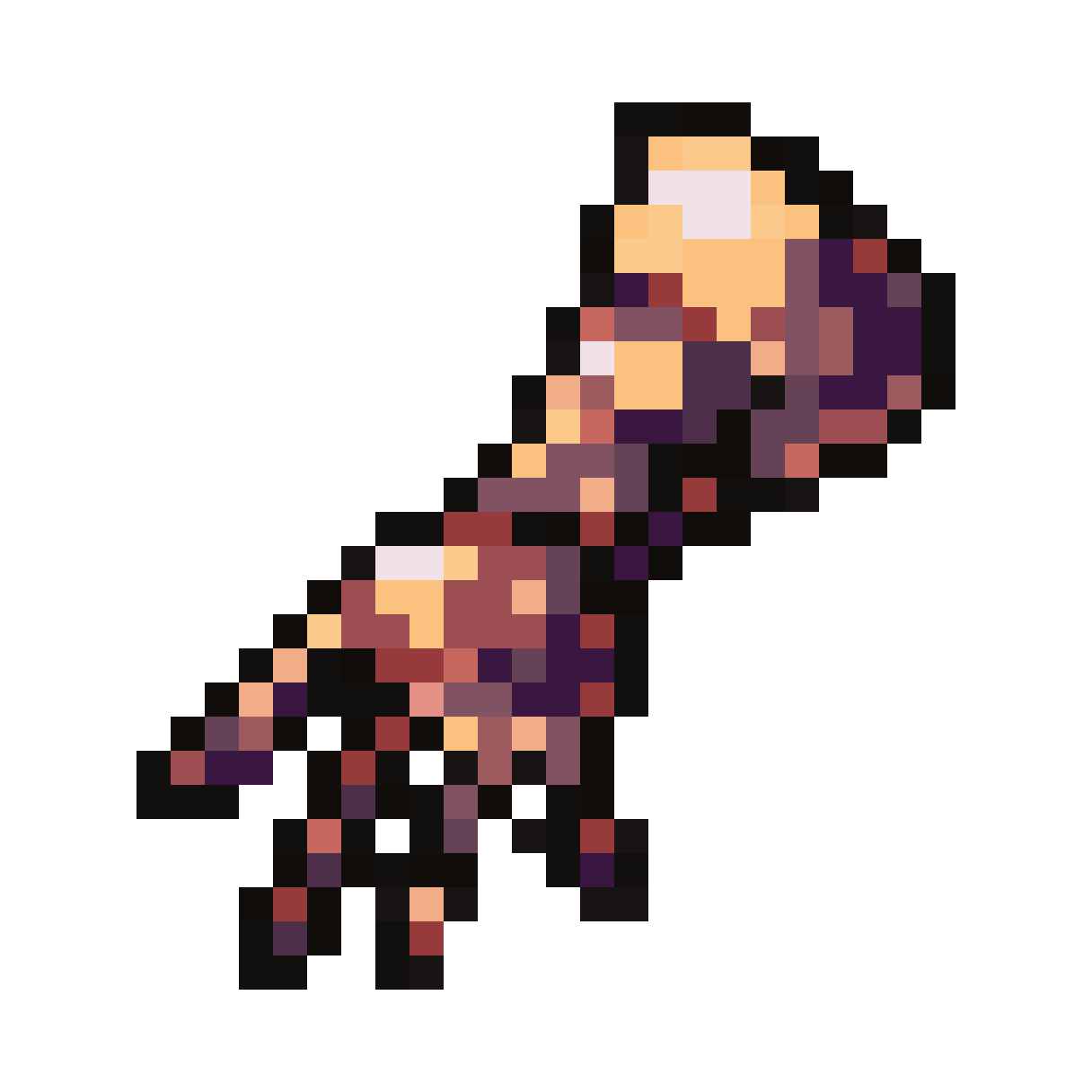 16-bit menu selection glove pixel art