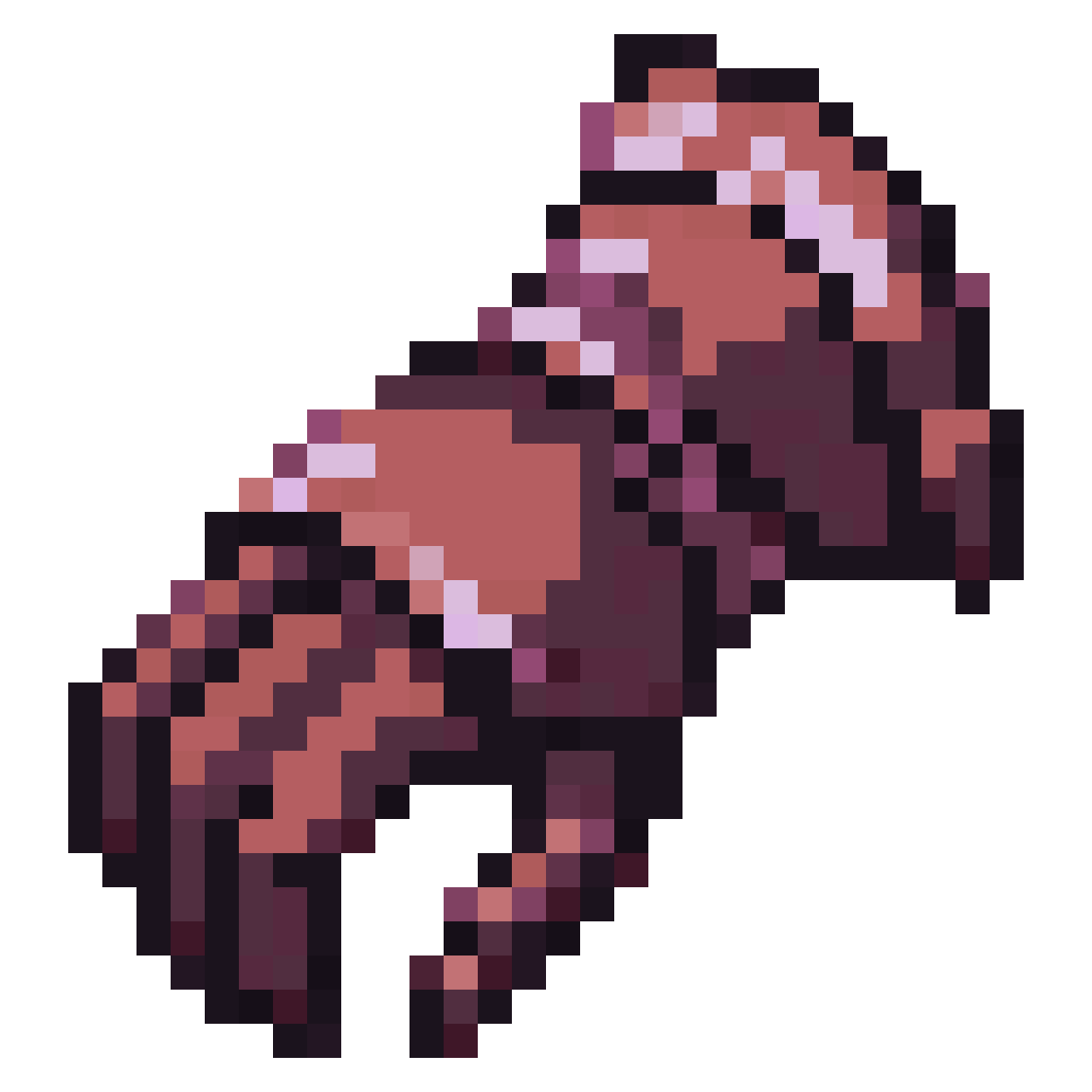 16-bit menu selection glove pixel art