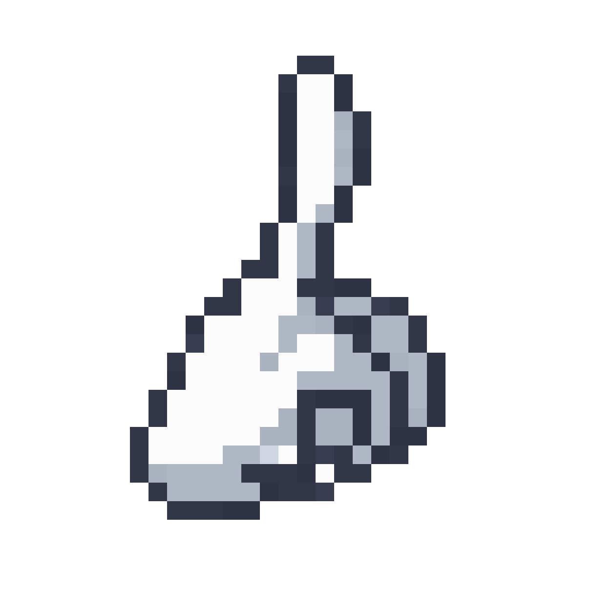 White Cartoon Glove Pointer pixel art
