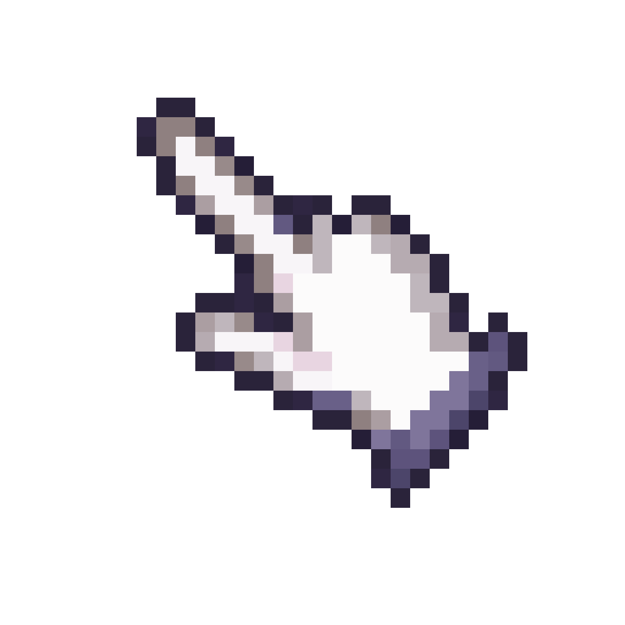 White Cartoon Glove Pointer pixel art
