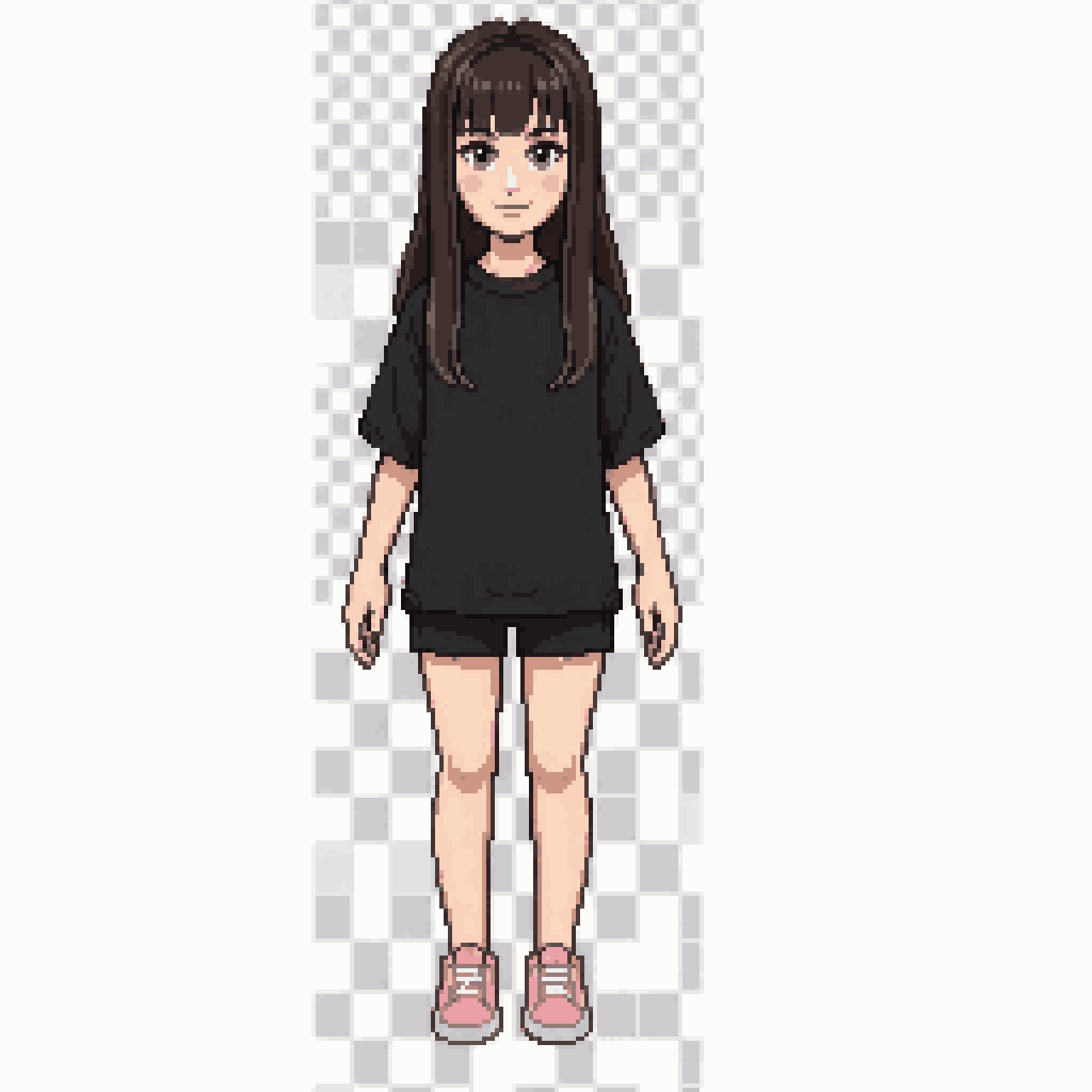 girl pixel art