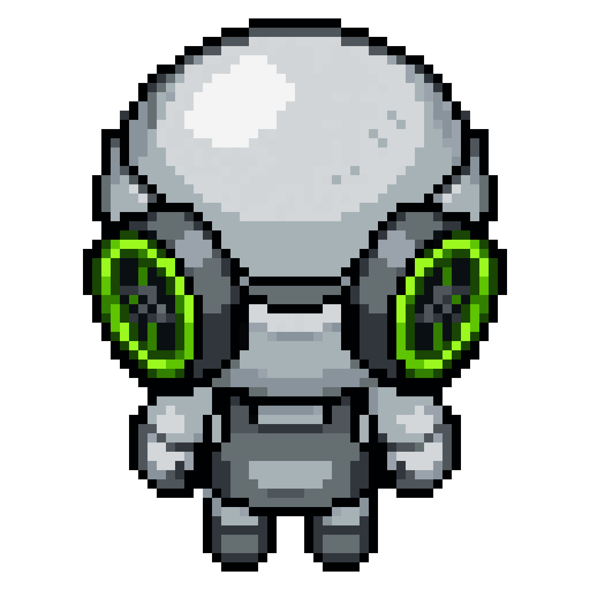 Top-Down Biohazard Character pixel art