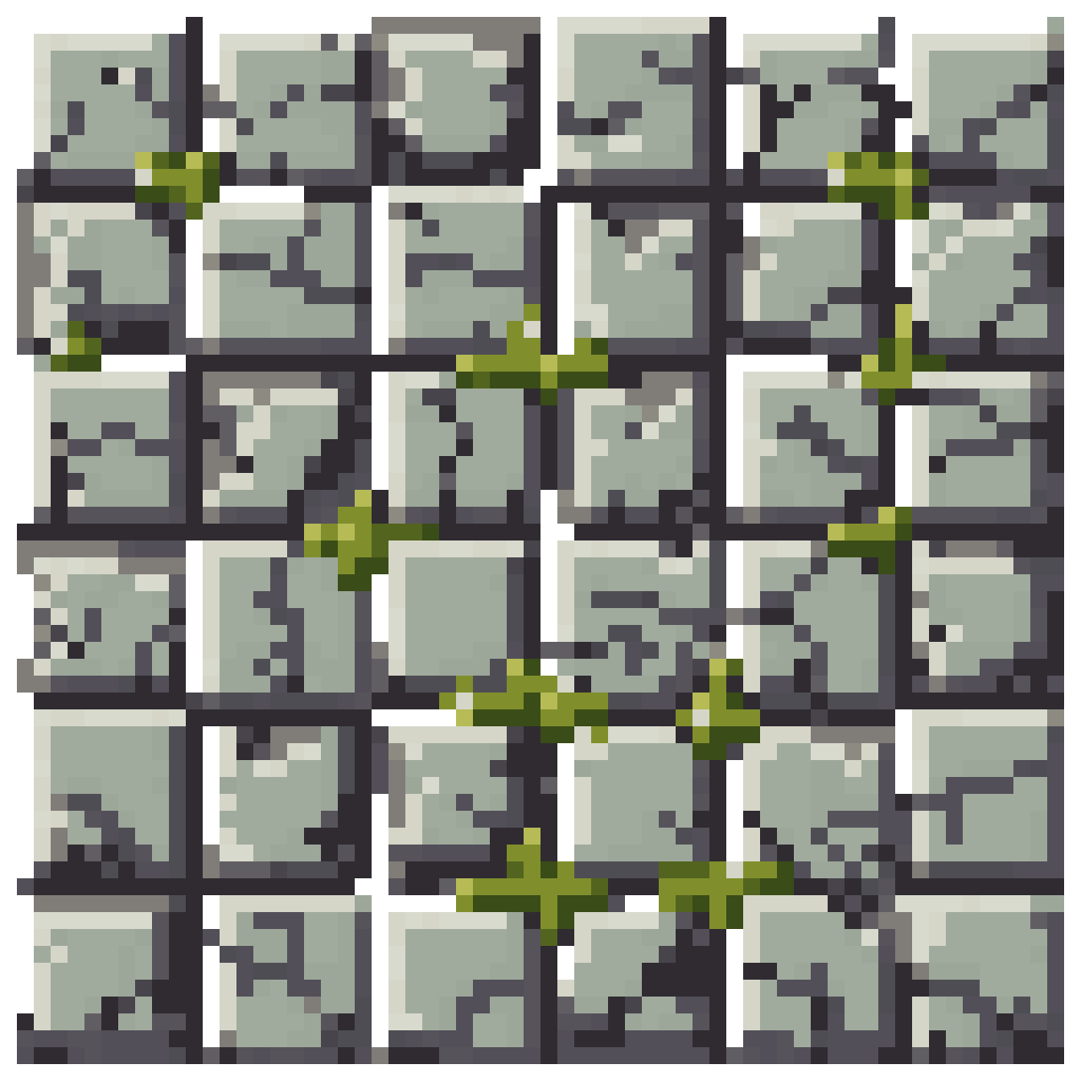 pixel art square stone pavement tile pixel art