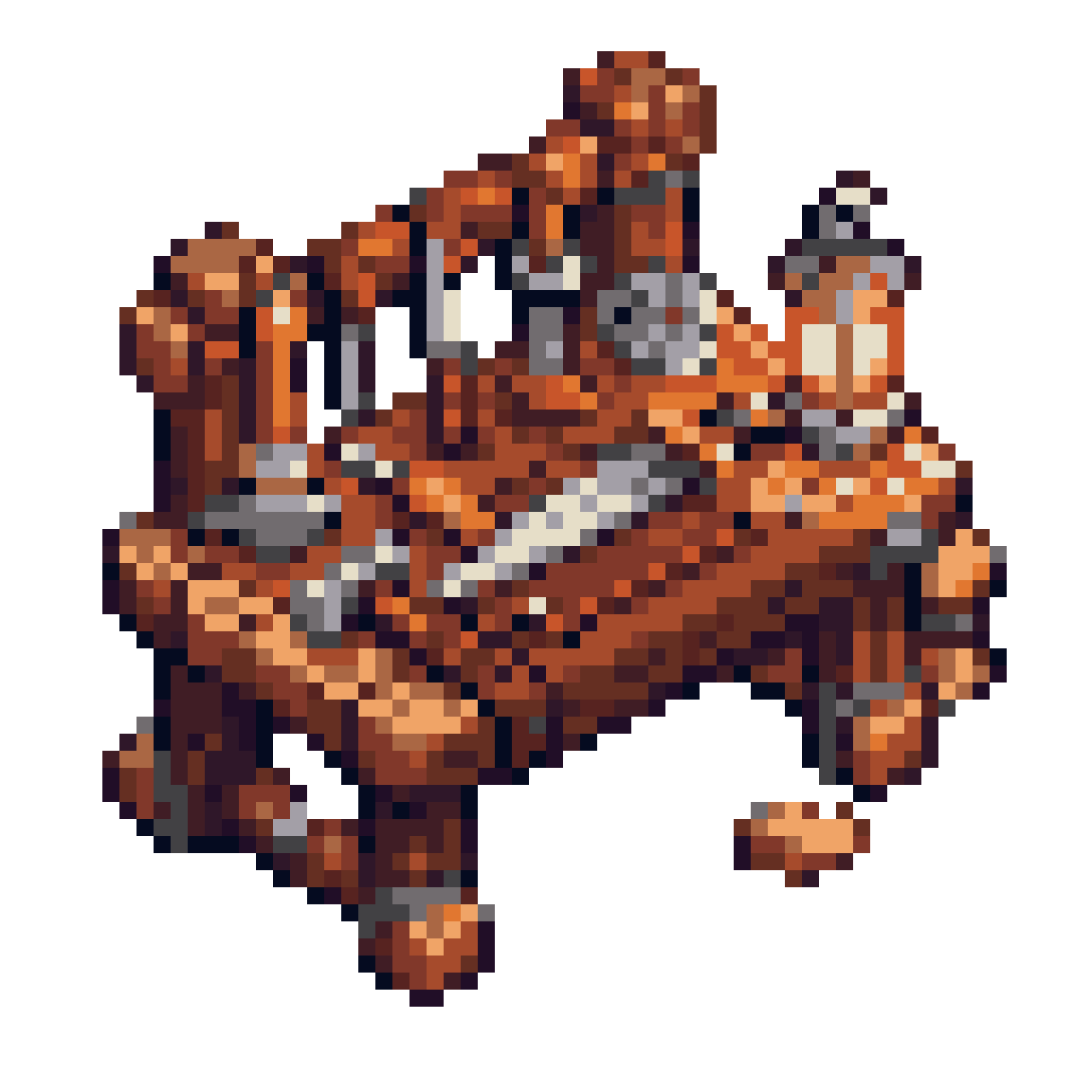 Cozy Medieval Crafting Table pixel art