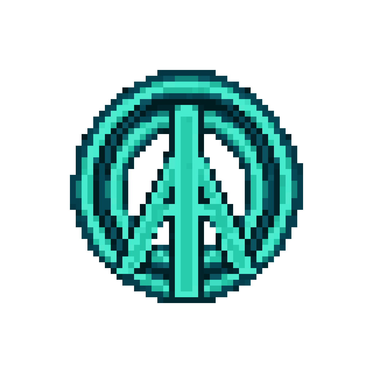 geometric rune symbol design pixel art