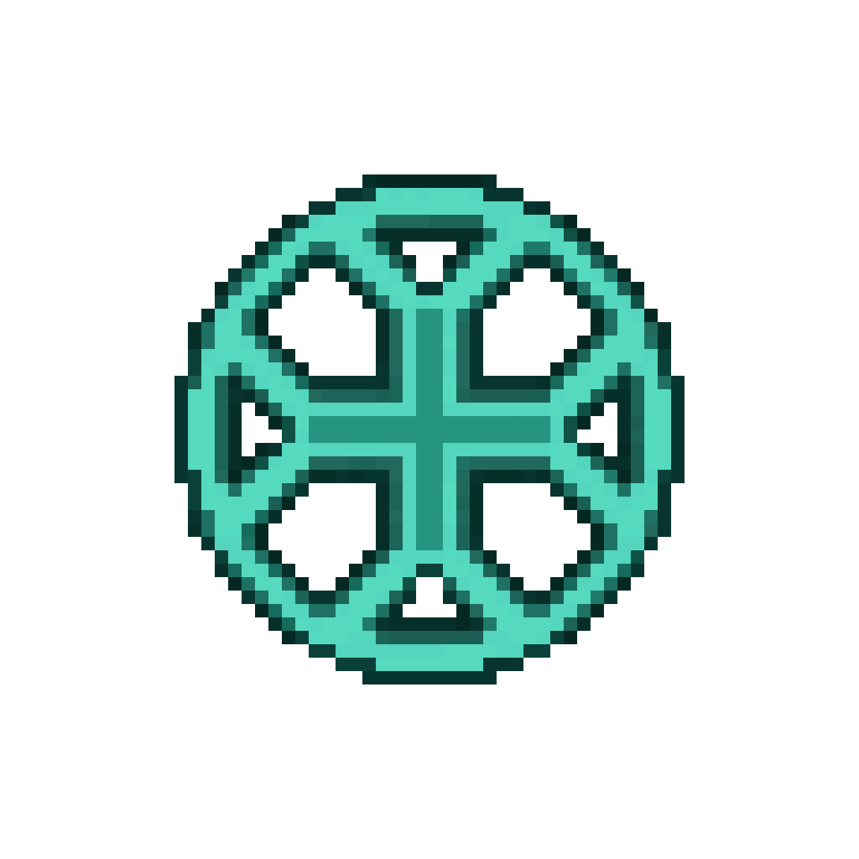 Geometric Rune Symbol Design pixel art