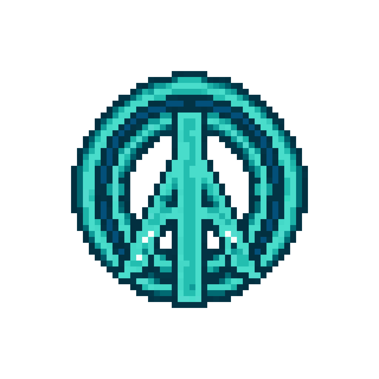 irregular jagged rune symbol pixel art