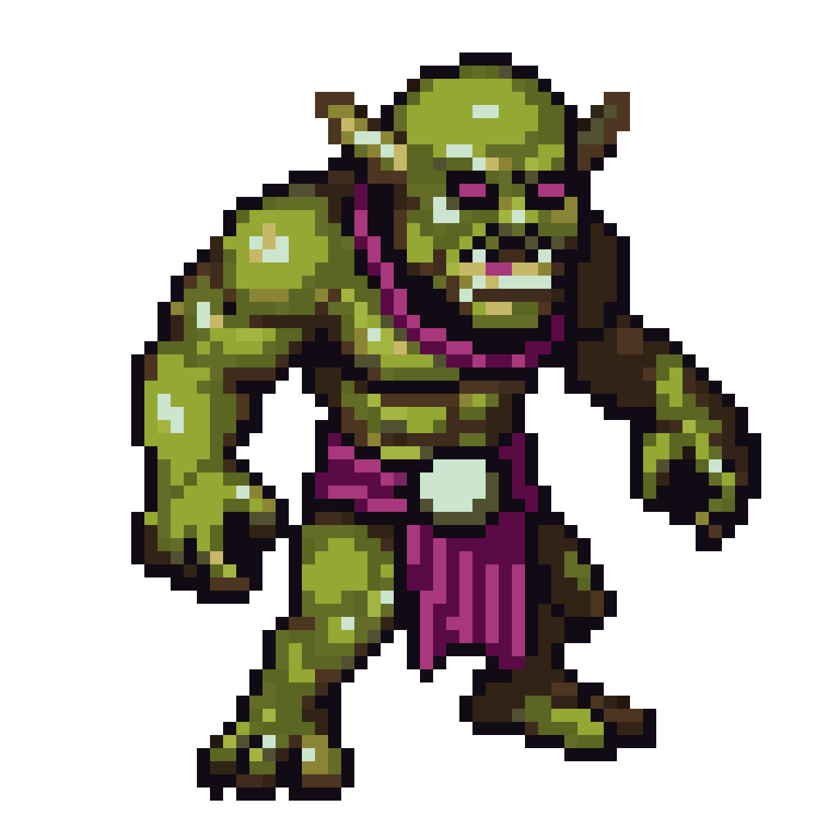 Troll for Mobile Dungeon Crawler pixel art