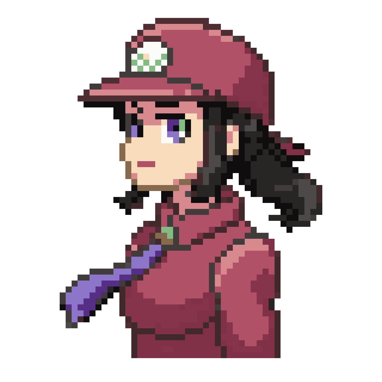 Gen 1 Pokemon Officer Jenny pixel art