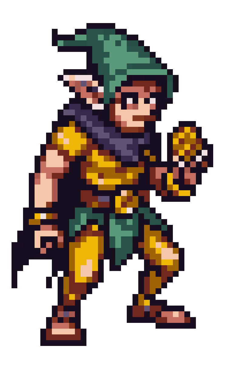 sneaky goblin jack of diamonds pixel art
