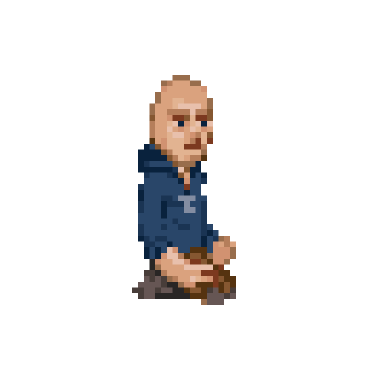 idle character sprite pixel art