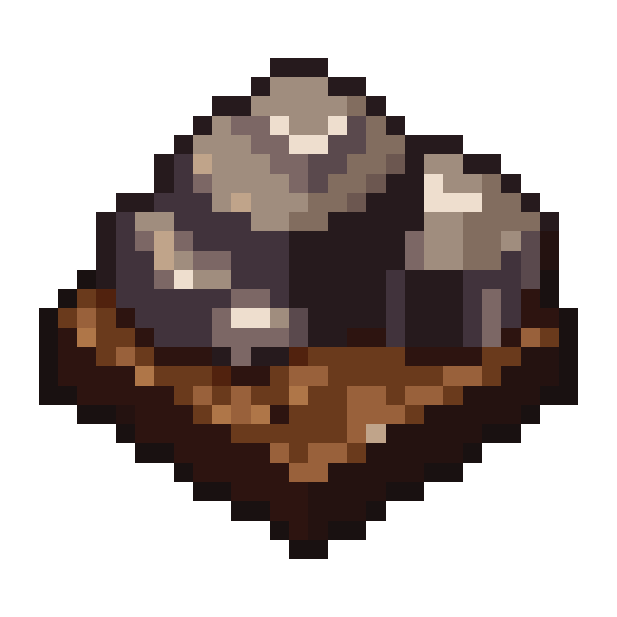 A stone item pixel art