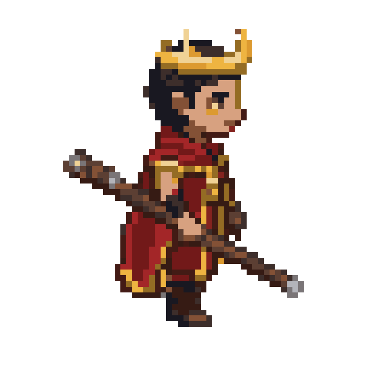 Prabu Klono Sewandono Pixel Art pixel art