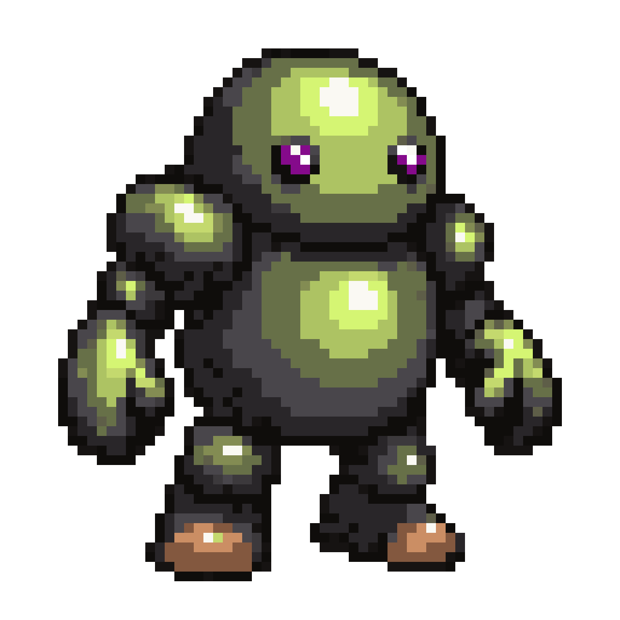 Lumbering Golem Made of Socks pixel art
