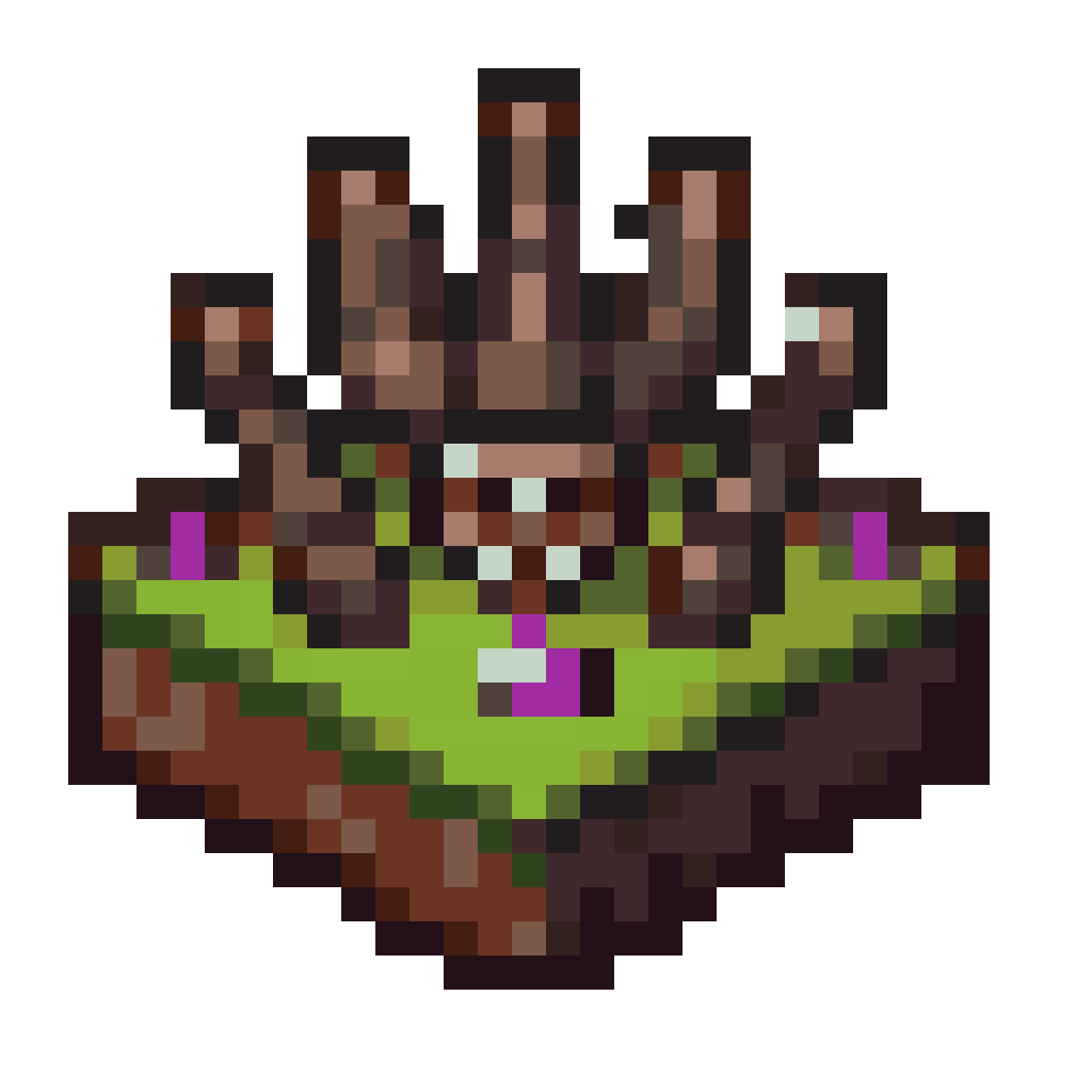 spikes coming out of ground pixel art