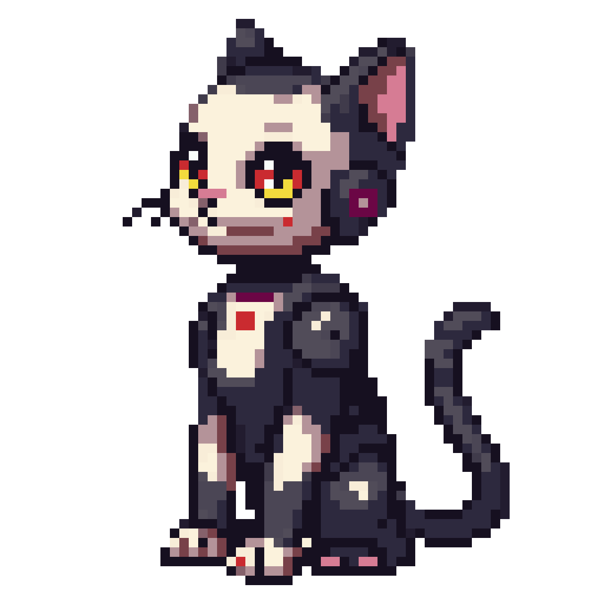 Purrlexa is a cute AI pixel art
