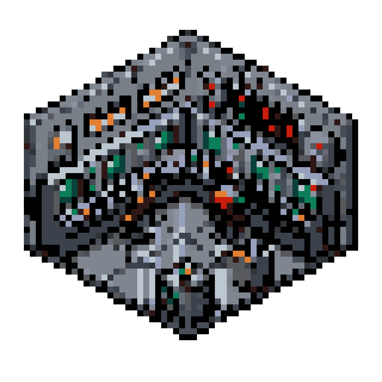 Chernobyl Control Room Tileset pixel art