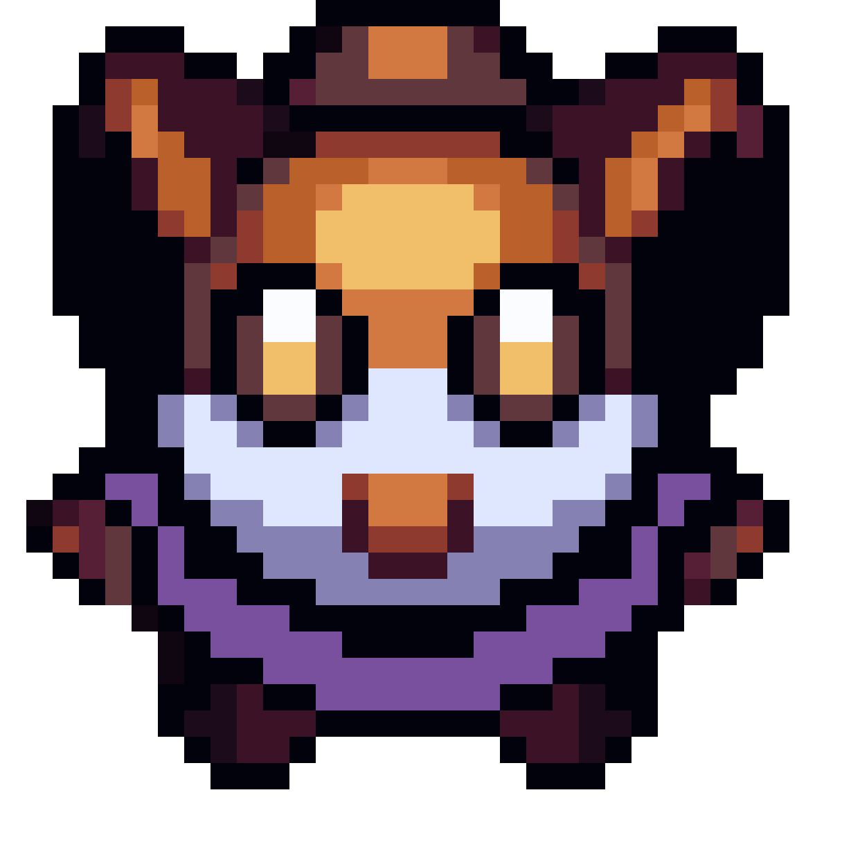 Capybara in pixel art pixel art
