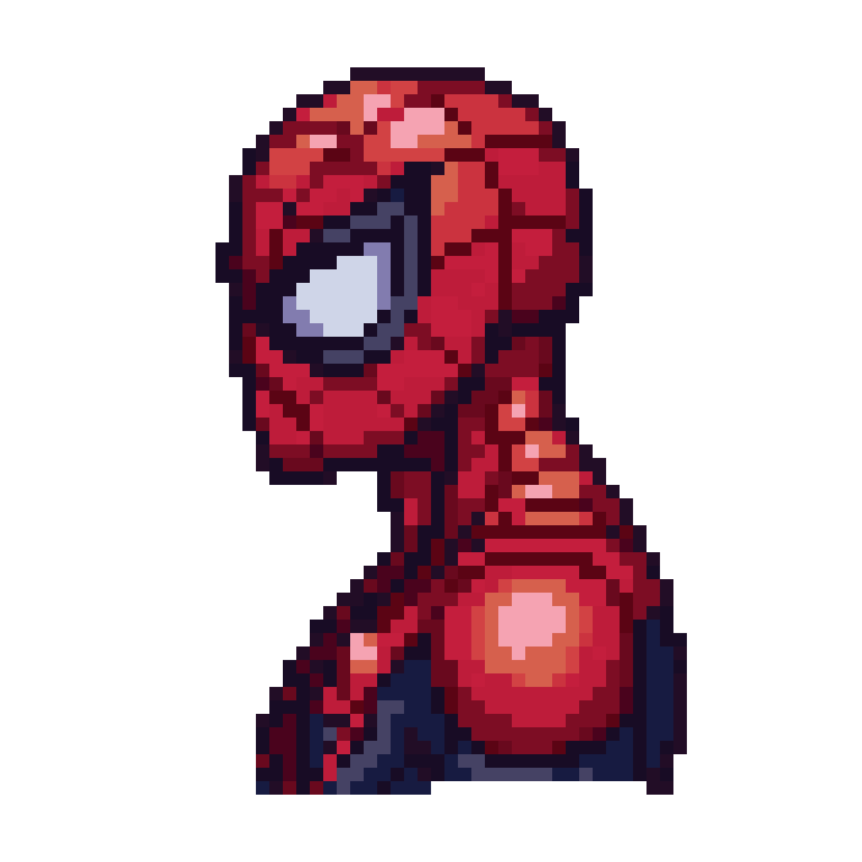 Spider Man Character pixel art