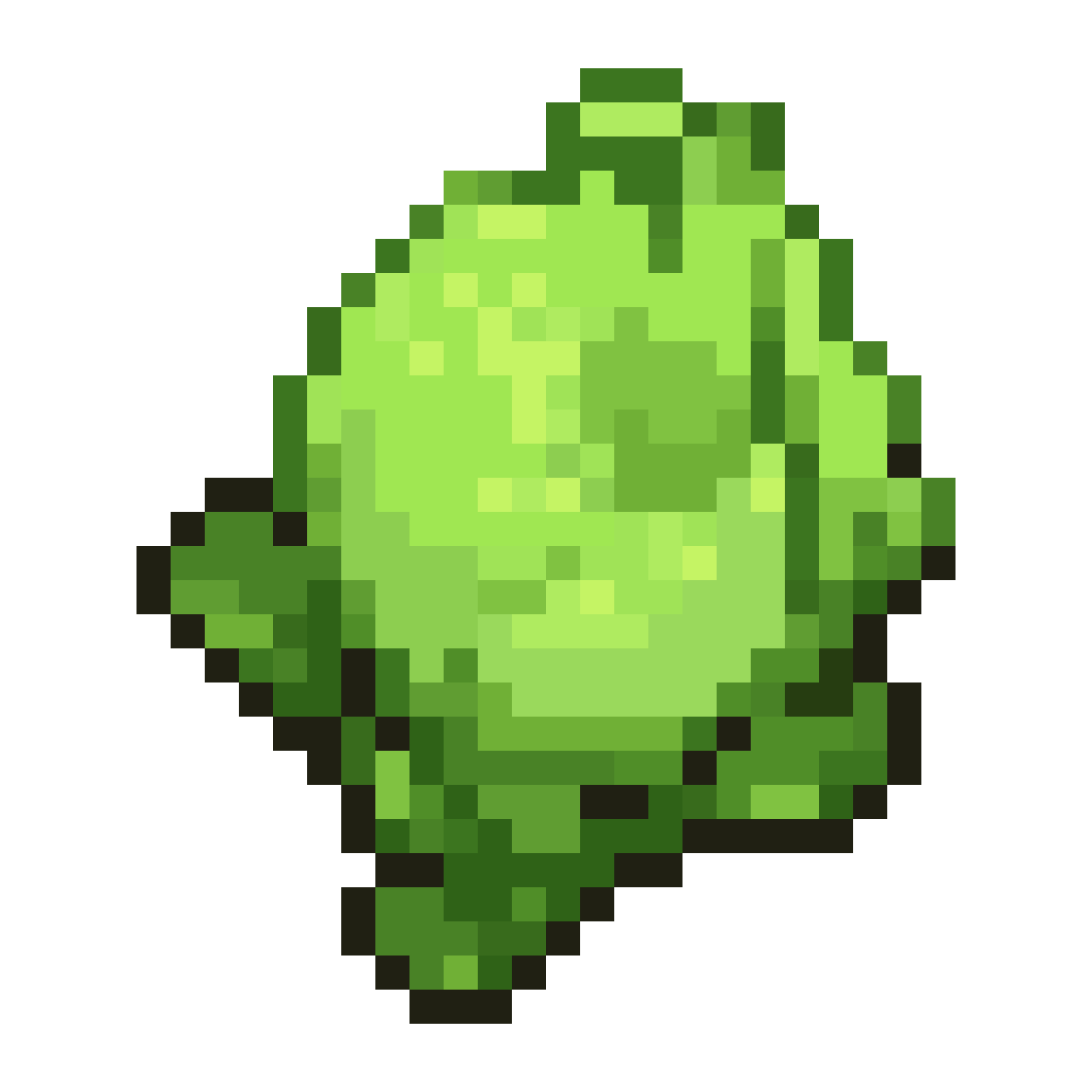 Iceberg Lettuce from Plants vs Zombies 2 pixel art