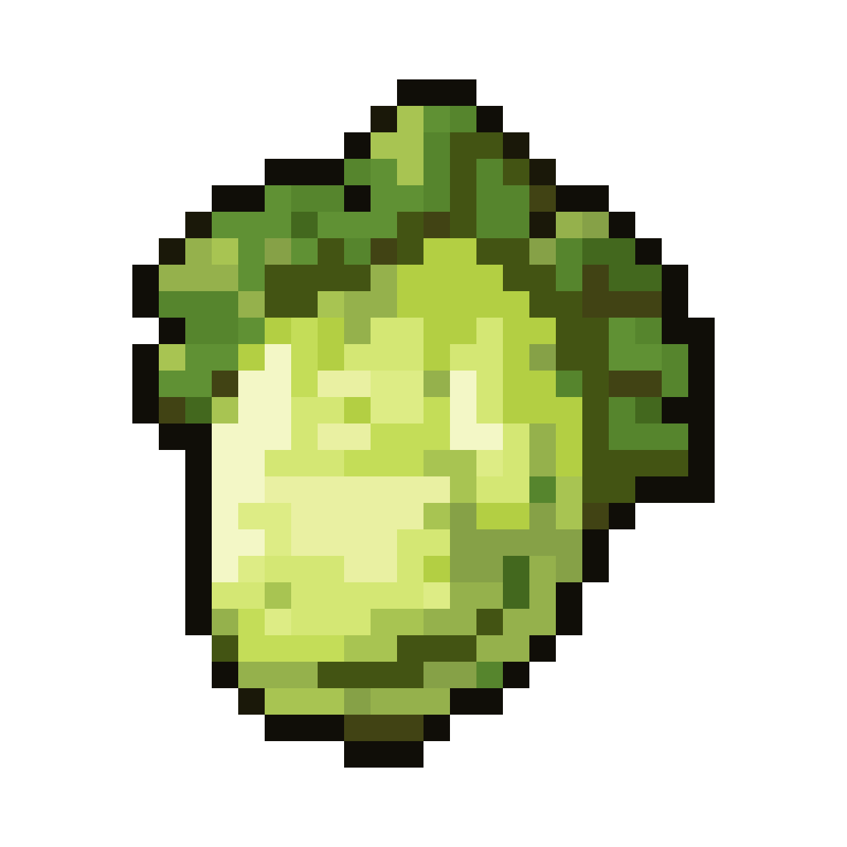 Iceberg Lettuce from Plants vs Zombies 2 pixel art