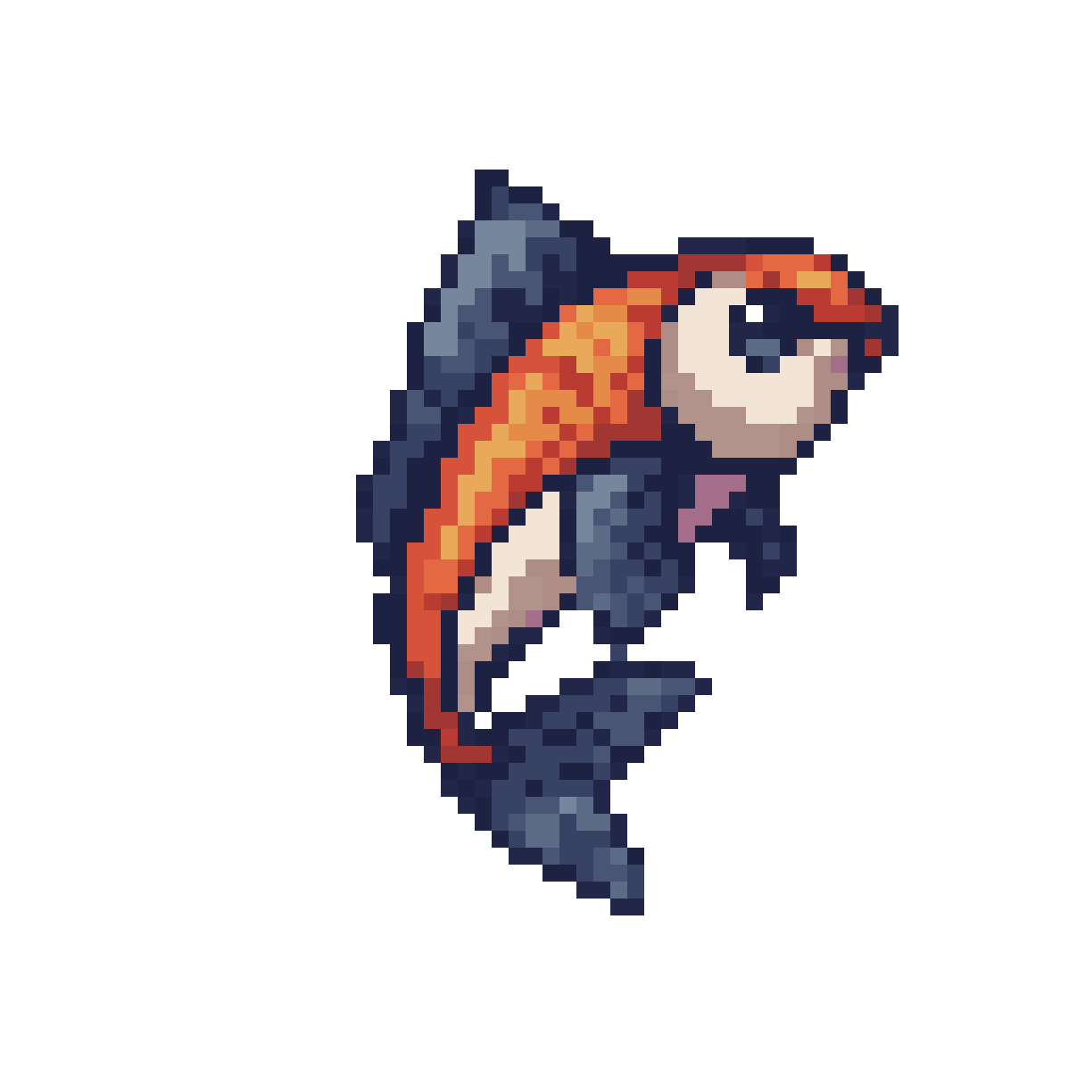 fish sprites pixel art