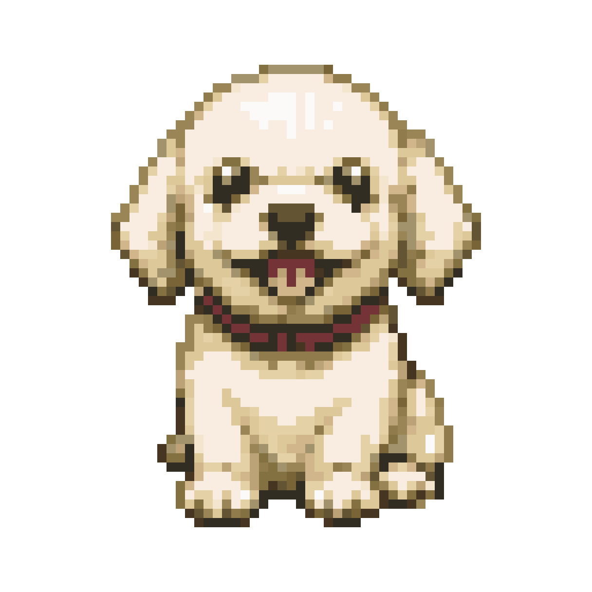Dog Walking Animation pixel art