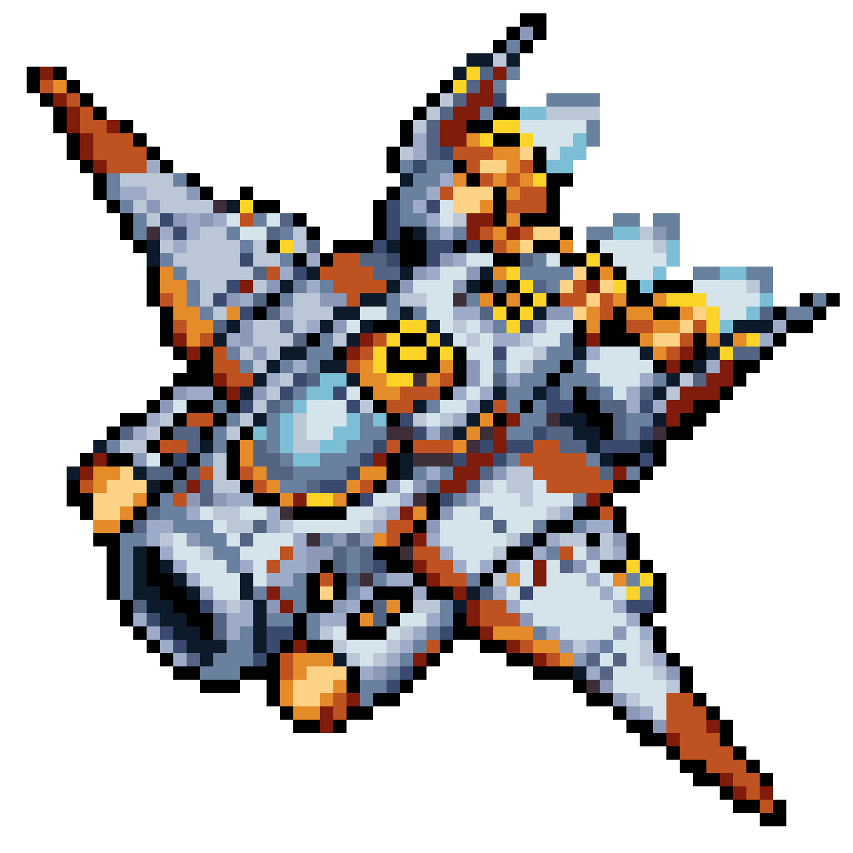 spaceship pixel art