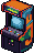 8-bit arcade machine