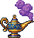 golden magic lamp