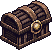 wooden treasure chest full of gold